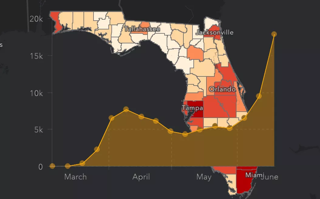 pics Covid Cases In Florida Right Now another record high day of new covid 19