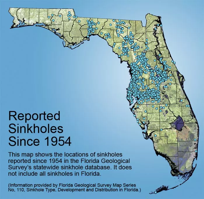 Massive Sinkhole Swallows Two Florida Homes Forces