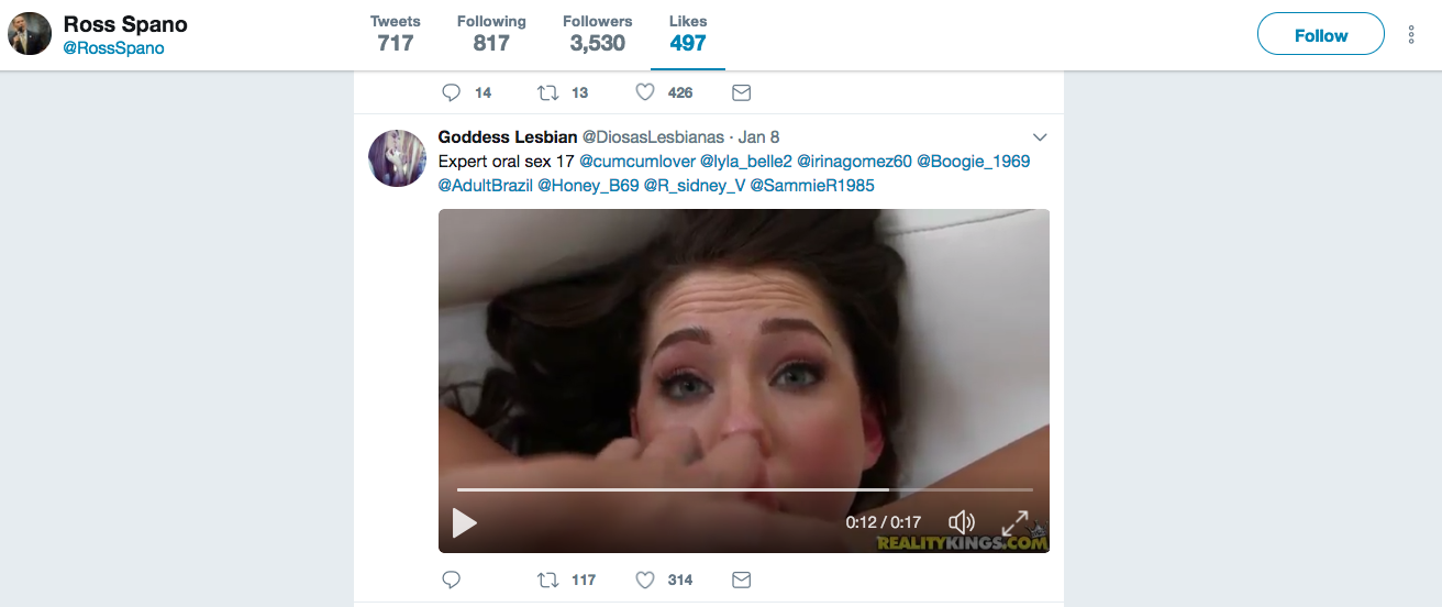 Shinilowan Ho Sex Vidioa - Twitter account of Florida lawmaker, who's trying to declare porn ...