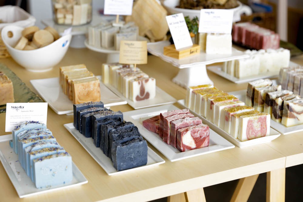 Handmade soaps at Naked Bar Soap Co. - PHOTO BY LINDSEY THOMPSON