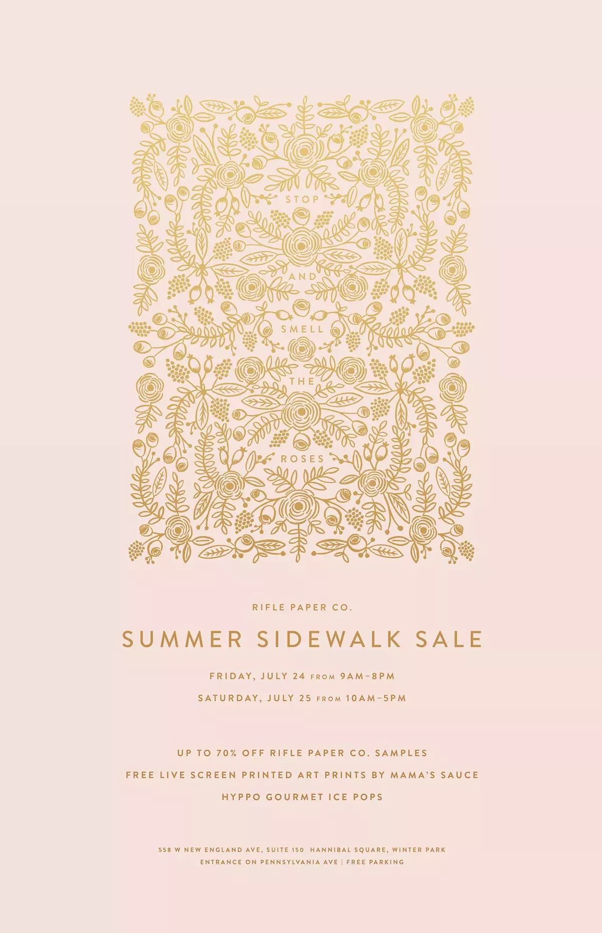 Rifle Paper Co. sidewalk sale boasts pretty paper and popsicles Friday