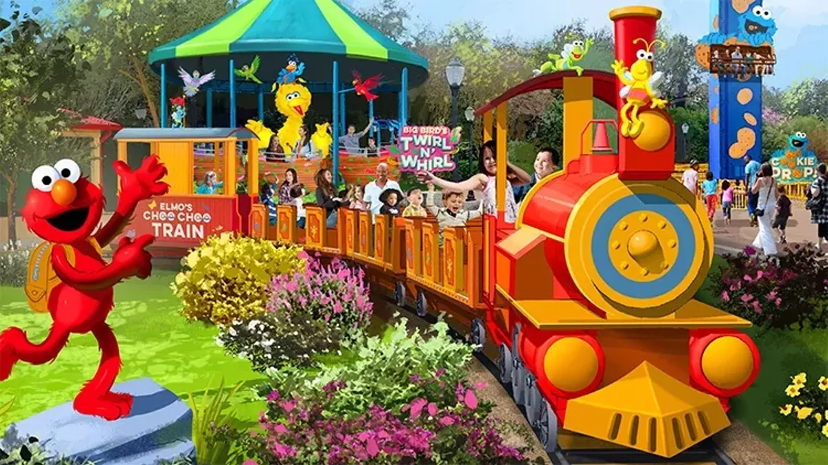 sesame street elmo train