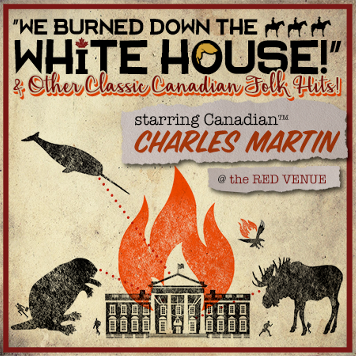 burned the house down