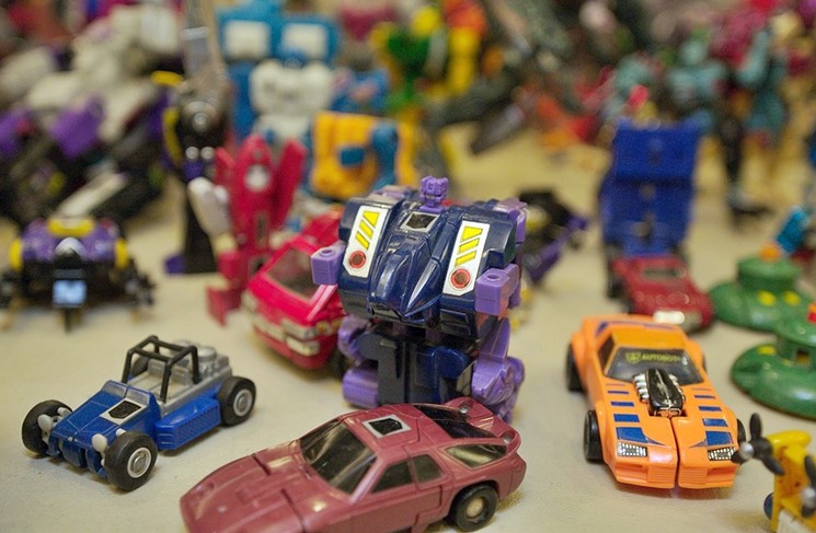 Old-school Transformers and other vintage playthings will be in abundance at the Epic Toy Show. - BENJAMIN LEATHERMAN
