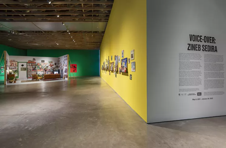 Installation view of "Voice-over: Zineb Sedira" at the Scottsdale Museum of Contemporary Art. - CLAIRE A. GARDE