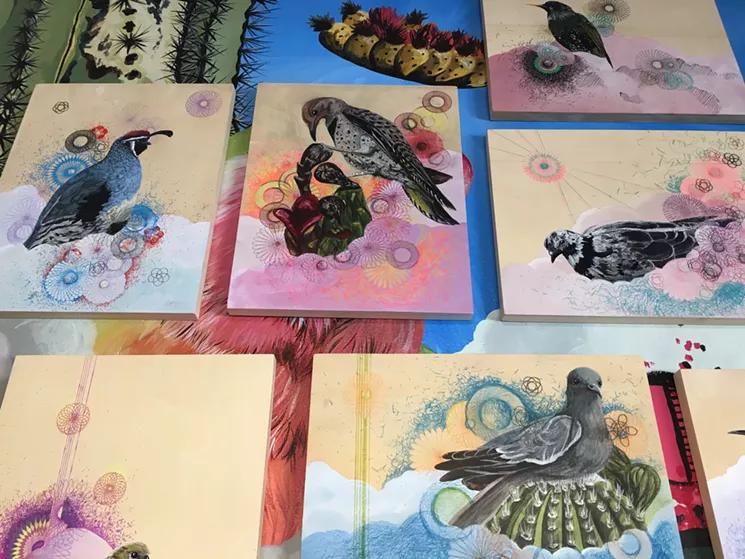 Art by Koryn Woodward Wasson, who teaches virtual art classes for Phoenix Center for the Arts. - LYNN TRIMBLE