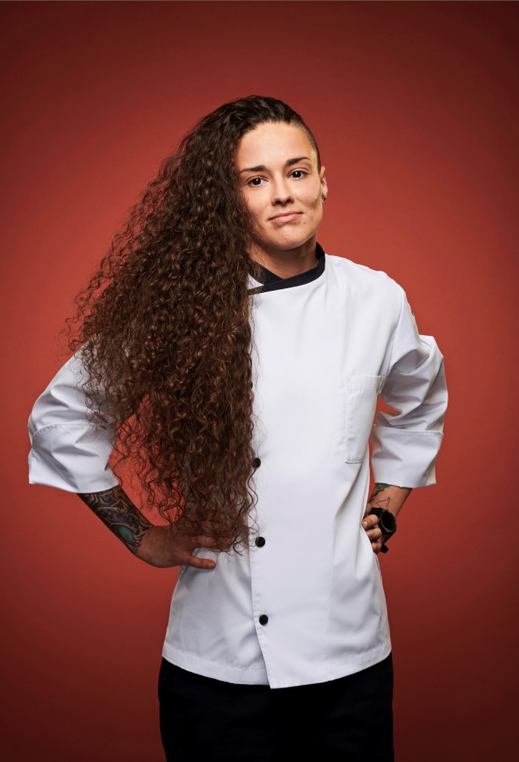 Chef Jordan Savell says she uses cannabis to stay sober from alcohol and cocaine. - SHERRY L. BUTLER COMMUNICATIONS