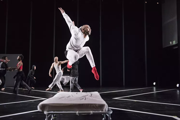 Recalling a previous T. Jones and Arnie Zane Company performance at ASU Gammage. - LISA VOLL PHOTOGRAPHY