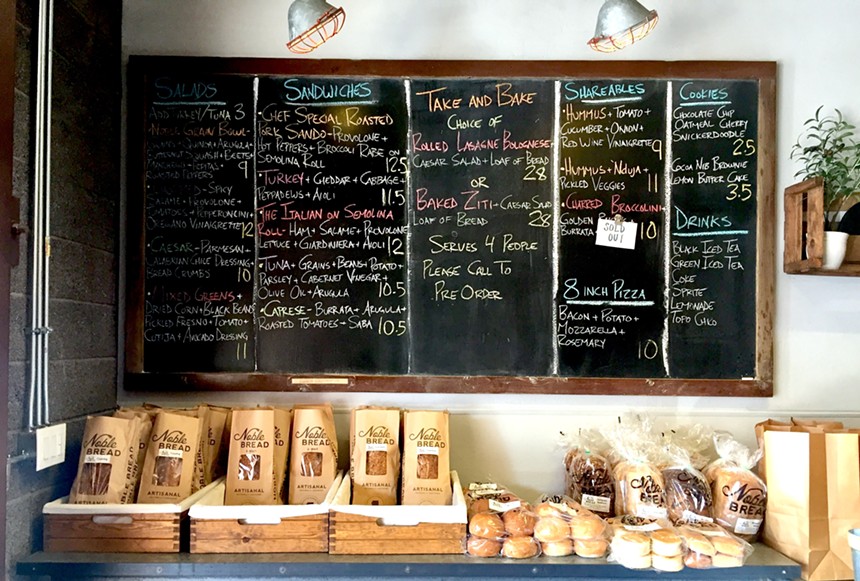 Grab a loaf of bread with your lunch at Noble Eatery.  - ALLISON YOUNG