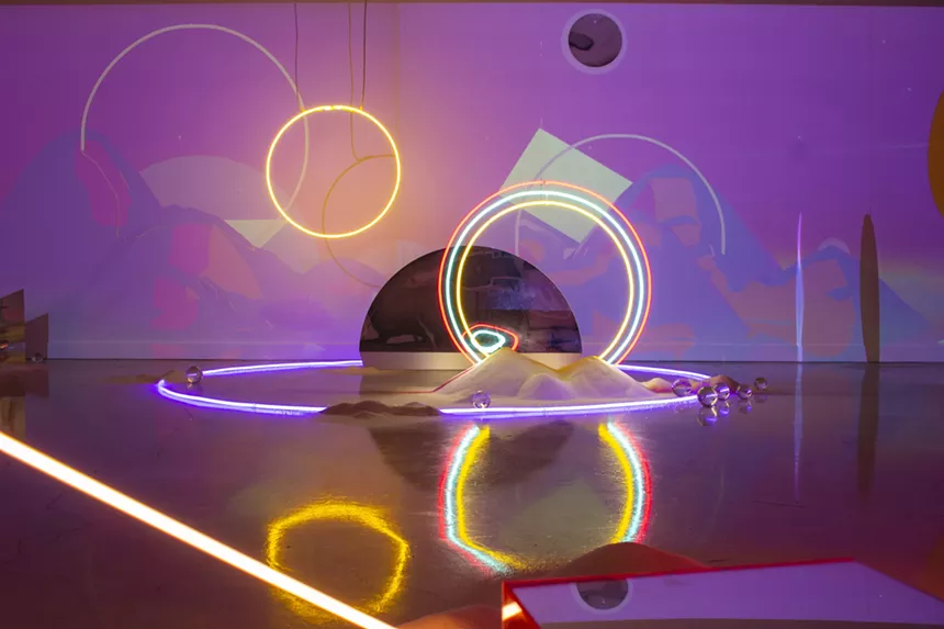 Where We Are by Lily Reeves, who has work on view at Scottsdale Museum of Contemporary Art. - LILY REEVES