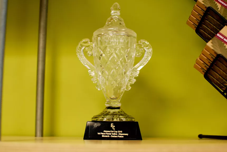 An Errl Cup Award. The Errl Cup is hosting two events soon: Errl Camp and 710 Degree Cup. - NATE NICHOLS