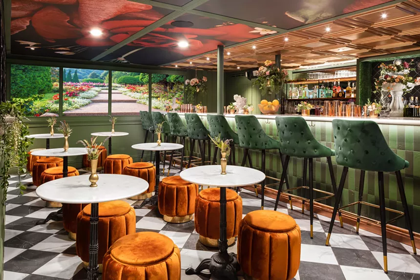 Catch the subterranean vibe at 36 Below, a Walipini-inspired lounge located below Sip Coffee and Beer Garage. A Walipini is a pit greenhouse that is below the ground and covered, so plants can grow all year. - 36 BELOW