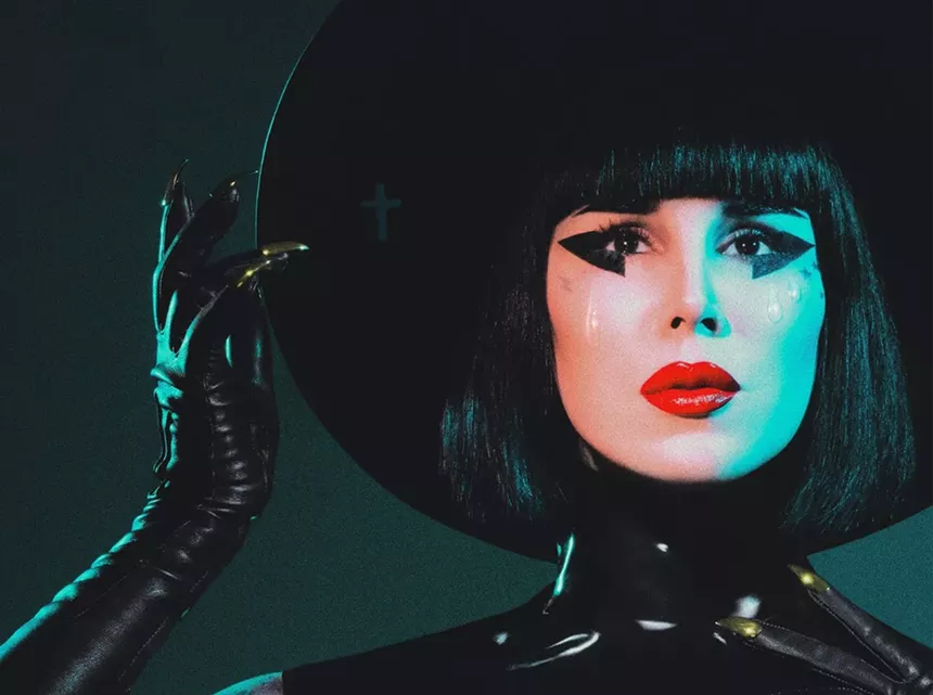 Kat Von D brings her unique brand of goth pop to The Van Buren on Monday, September 27, 2021. - TRAVIS SHINN