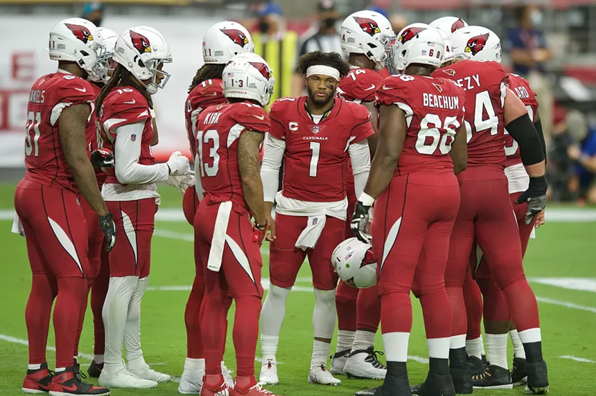 Quarterback Kyler Murray and the rest of the Arizona Cardinals take on the San Francisco 49ers this weekend. - ALL-PRO REELS/CC BY-SA 2.0/FLICKR
