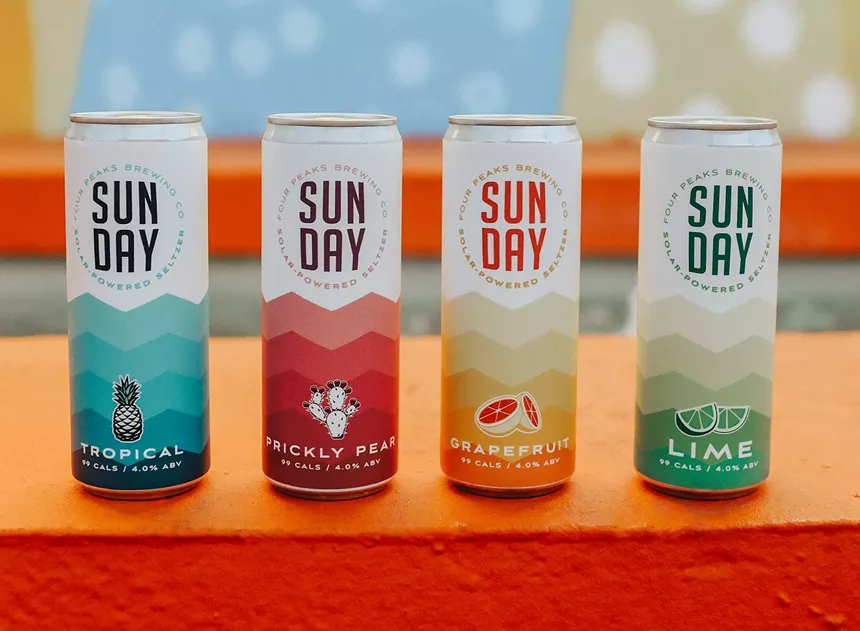 Sun Day Solar seltzer will be on hand at the sunset reception along with house-made trail mix. - FOUR PEAKS BREWING CO.