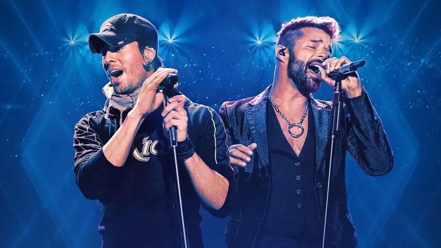 Enrique Iglesias (left) and Ricky Martin (right). Ticket manager