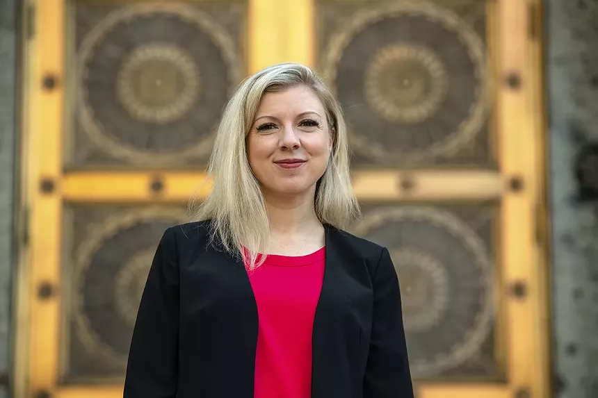 Julie Gunnigle, attorney and political director at the National Organization for the Reform of Marijuana Laws of Arizona, a cannabis advocacy group. - ASH PONDERS PHOTO