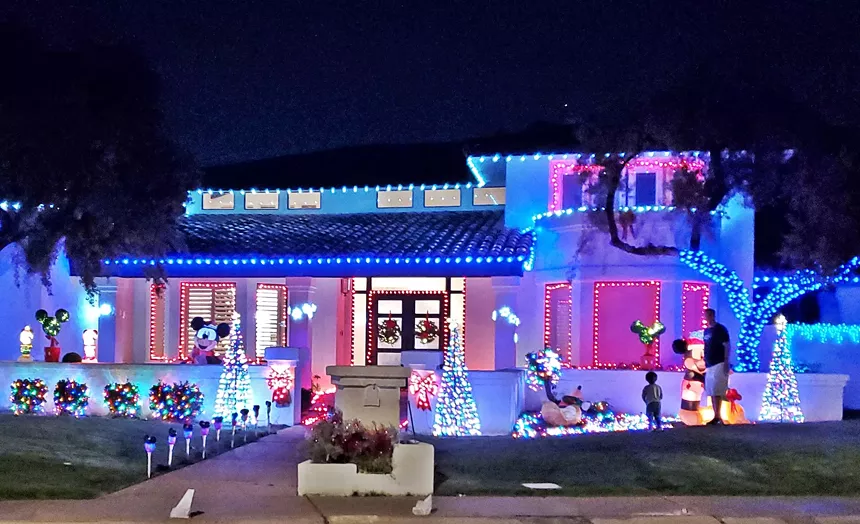 One of the many holiday displays in the Moon Valley neighborhood. - MOON VALLEY NEIGHBORHOOD ASSOCIATION