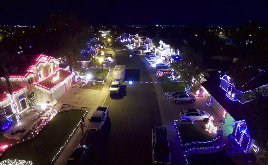 Pay a visit to Upland Drive's holiday offerings. - CHRISTMAS ON UPLAND DRIVE'S FACEBOOK