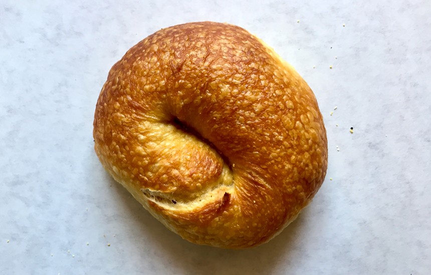 There's nothing plain about Bagelfeld's plain bagel. - ALLISON YOUNG