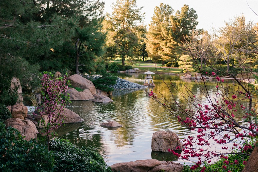 Enjoying the serene landscape at the Japanese Friendship Garden. - AIRI KATSUTA PHOTOGRAPHY