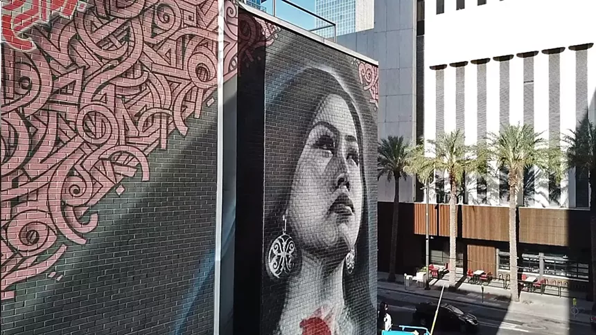 El Mac and Thomas "Broken" Marcus painted this mural in downtown Phoenix. - DOWNTOWN PHOENIX, INC.