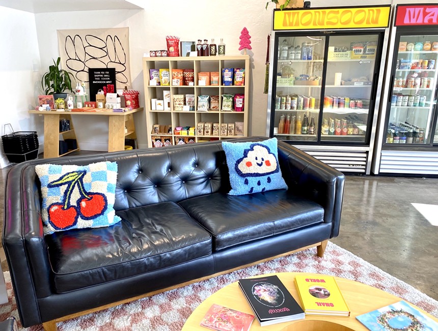 Monsoon Market is a convenience store with style - and a sofa!  - YOUNG ALLISON