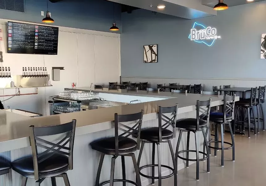 The 1,600-square-foot BrüCo Taproom in Queen Creek opened in December. - BRÜCO TAPROOM