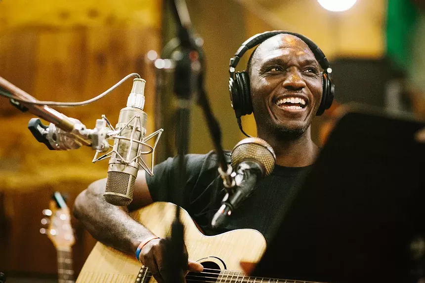 Guitarist and blues musician Cedric Burnside. - LAND FIRE MEDIA