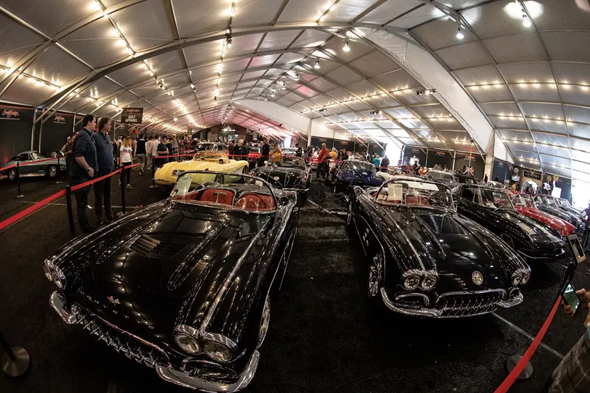 Burn your car fantasies at Barrett-Jackson. - JIM LOUVAU