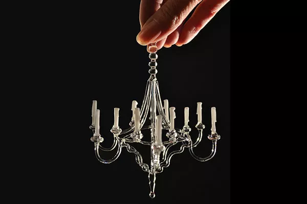 A little light: One of Lisa Demagall's chandelier sculptures - PHOTO COURTESY OF THE IRMA FREEMAN CENTER FOR THE IMAGINATION