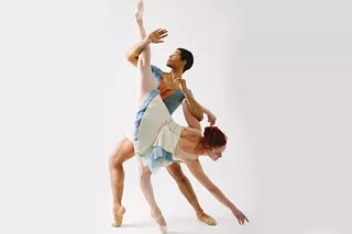Alan Obuzor and Kelsey Bartman of Texture Contemporary Ballet