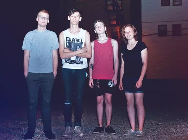Alert! Alert! Code Orange Kids (from left, Joe Goldman, Jami Morgan, Eric Balderose, Reba Meyers)