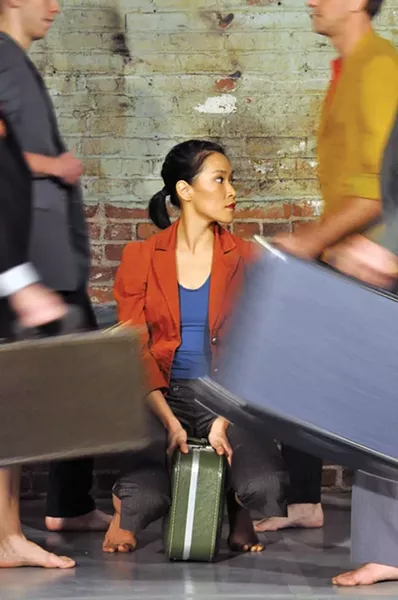 Attack Theatre dancers, including Liz Chang, perform Traveling. - PHOTO COURTESY OF BRIAN COHEN