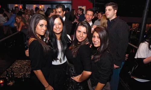 Being seen: (from left) Anna Delattre, Kelly Cortazzo, Rachel Hernic and Bobbi Witherite, at Zen Social Club - JOHN ALTDORFER