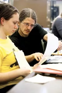 By the letter: Nikki Donnelly and Brett Grote review mail written by state prison inmates alleging harsh conditions. - RENEE ROSENSTEEL
