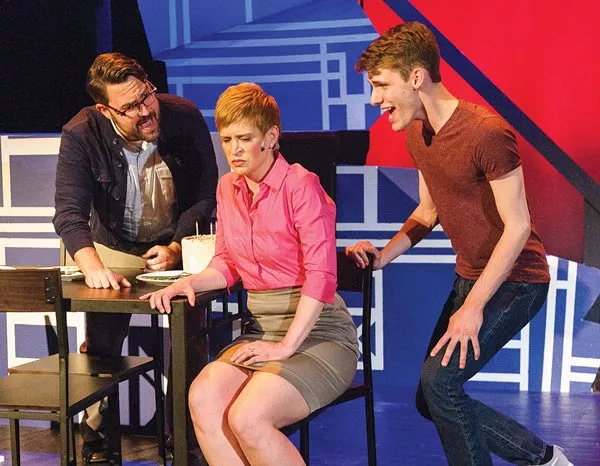 From left: Chad Elder, Cynthia Dougherty and Nick Black in Stage 62's Next to Normal - PHOTO COURTESY OF FRIEDMAN WAGNER-DOBLER