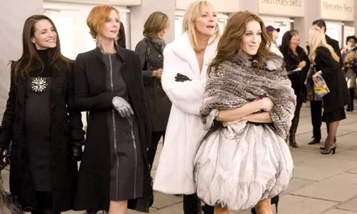 Girls just want to buy clothes: (from left) Kristin Davis, Cynthia Nixon, Kim Cattrall and Sarah Jessica Parker
