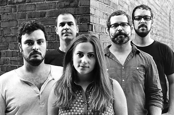 Golden boys (and girl): The Red Western (from left: Jay Leon, Sean Soisson, Lauren DeLorenze, Sean Finn, Jon Gunnell) - PHOTO COURTESY OF JAKE REINHART