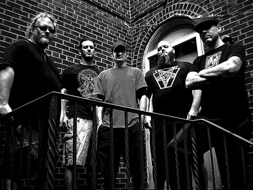 Innervenus founder Scott Massie (at far right) fronts Storm King (left to right: Adam Weston, Tom D'Andrea, Andy Kichi, Mark Bogacki)