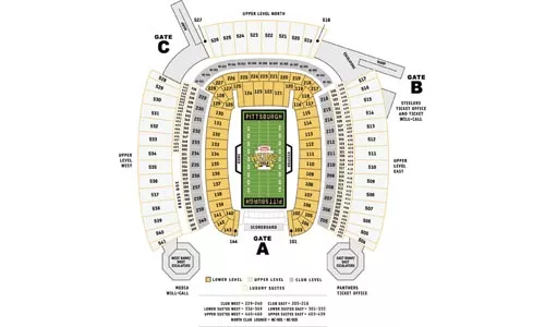 Investors may be wise to skip the stock page and study the Heinz Field seating chart.