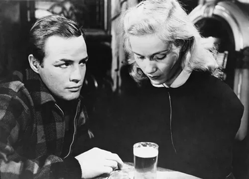 Marlon Brando and Eva Marie Saint, in On the Waterfront