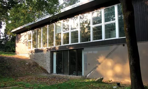 Mid-century modern: the house by John Knox Shear, in Fox Chapel. Photo courtesy Gerard Damiani, Studio d'Arc.