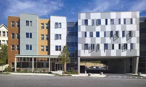 New neighbors: Fairmont Apartments, designed by Rothschild Doyno Architects. Photo by Ed Massery