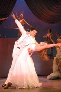 Nightclubbed: Tony Yazbeck and Chandra Lee Schwartz in Barry Manilow's Copacabana, at Pittsburgh CLO.