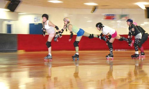 five strides on the banked track: the life and times of the roller derby frank deford