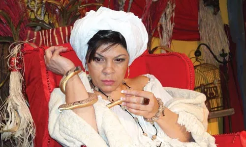 She's the voodoo queen of New Orleans: Chrystal Bates portrays Marie Laveau