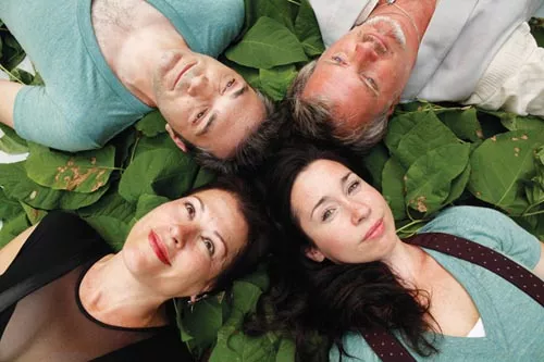 Shipwrecks and hijinks: (clockwise from upper left) Tony Bingham, Mark Staley, Robin Abramson and Robin Walsh in Quantum's Twelfth Night