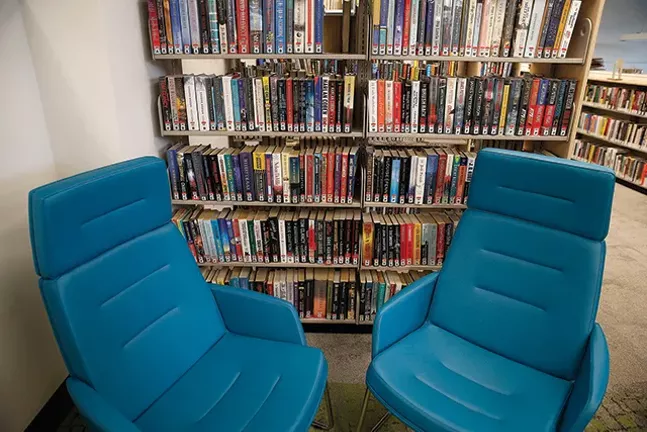 The Carnegie Library in Carrick is shown during a passive house tour on Thu., Oct. 11. - CP PHOTO: JARED WICKERHAM