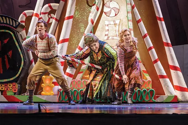 Corrie Stallings, Marianne Cornetti and Ashley Fabian in Hansel & Gretel - - PHOTO: DAVID BACHMAN PHOTOGRAPHY